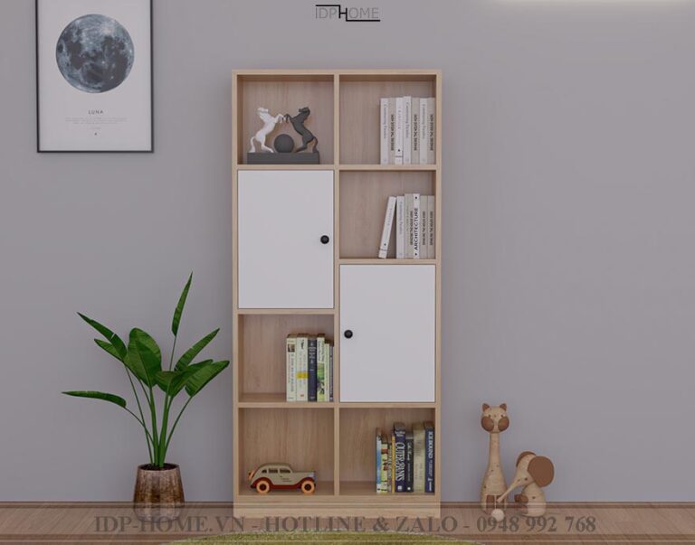 Tủ sách gỗ công nghiệp TS6801