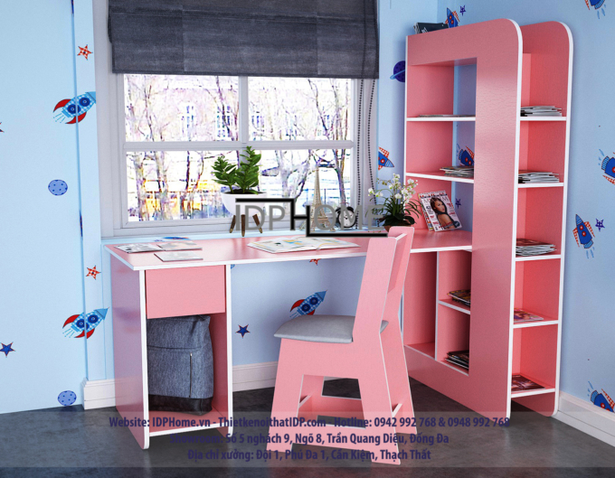 trang trí góc học tập