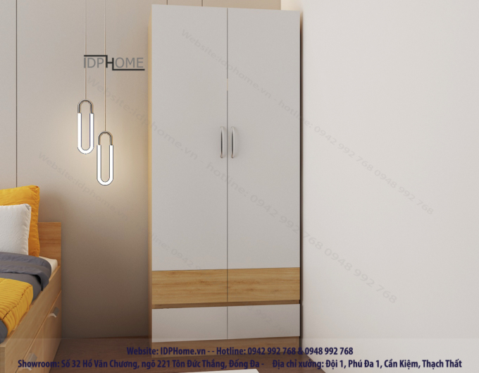 Tủ quần áo nhỏ gọn tinh tế