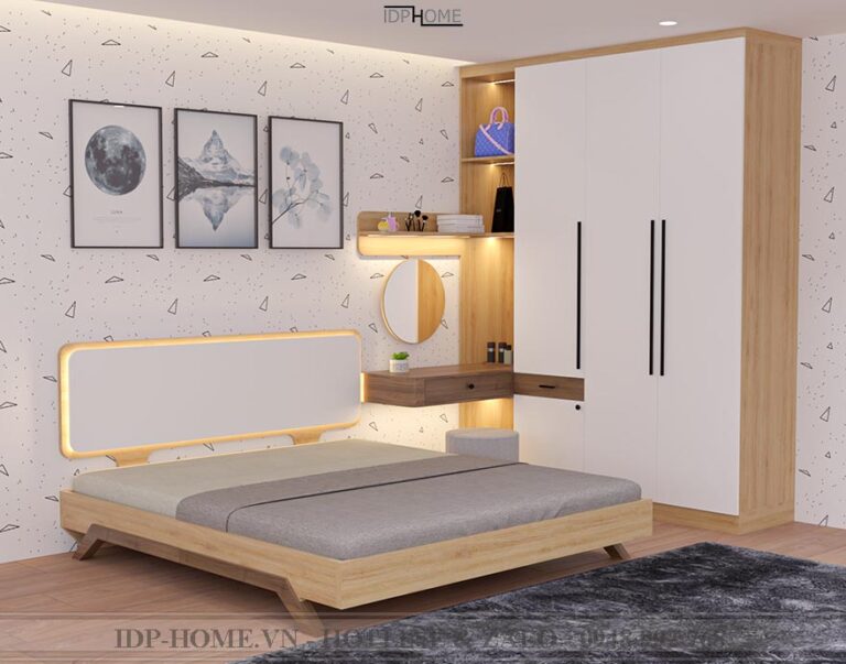 Mẫu giường cưới đẹp GD6811