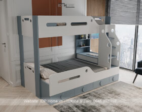 Giường tầng cho bé gái GT6806