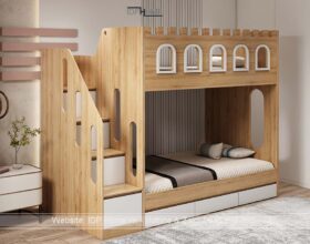 Giường tầng hình lâu đài GT6822