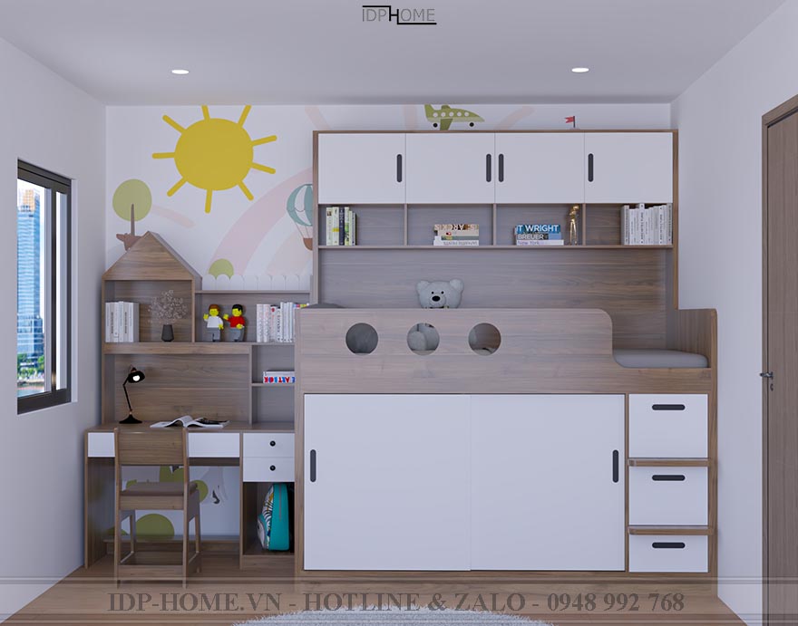 Giường 1 tầng thông minh GT6815