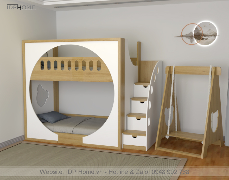 Giường tầng 1m2 GT6809 11 Giuong tang 1m2 GT6809 2