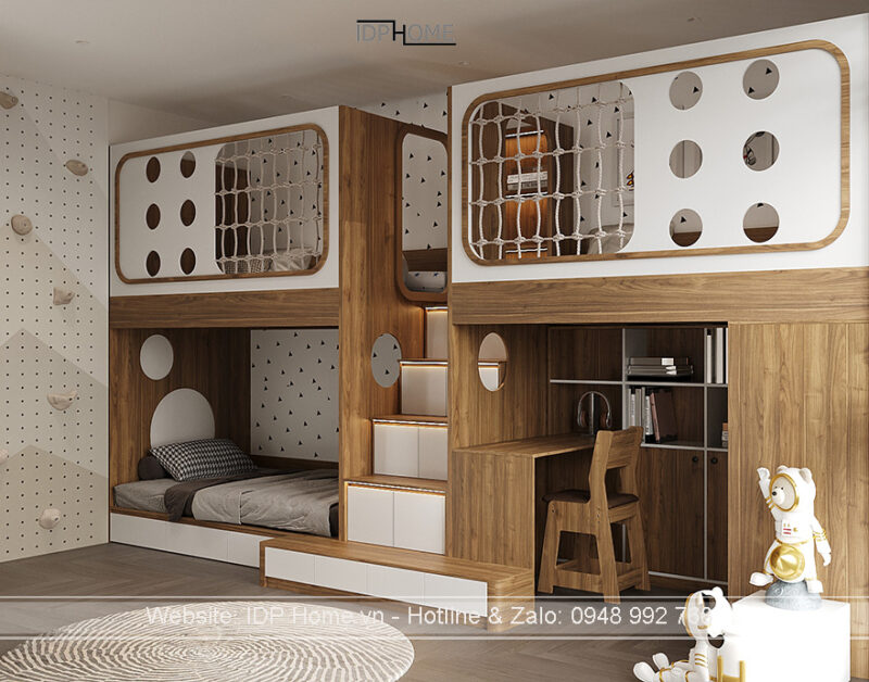 Giường tầng cho bé thông minh GT6814