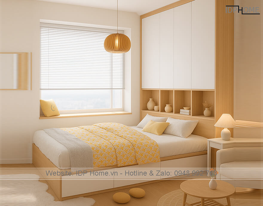 Giường ngủ kết hợp tủ quần áo GD6816 8 Giuong ngu ket hop tu quan ao GD6816