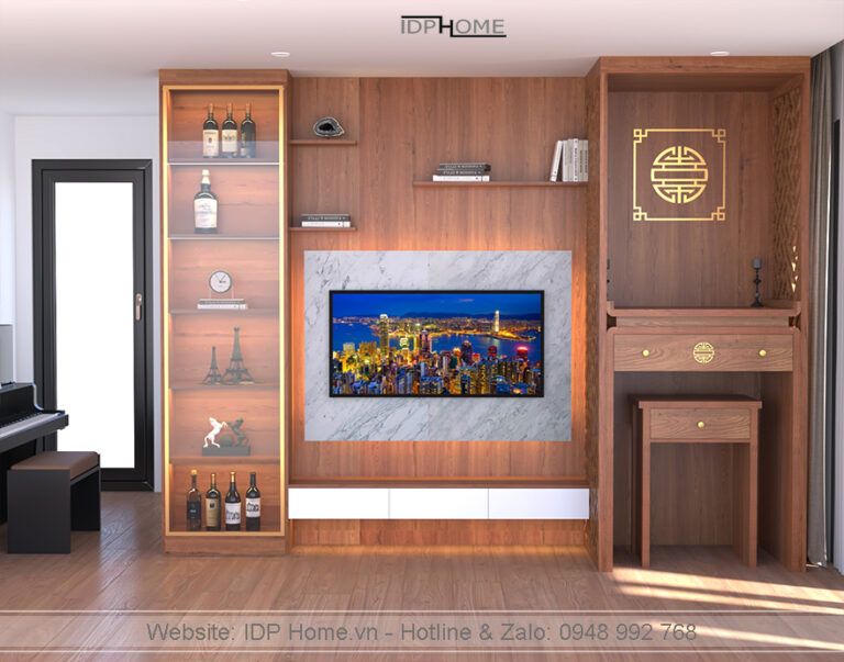 Tủ thờ kết hợp kệ tivi KT6818