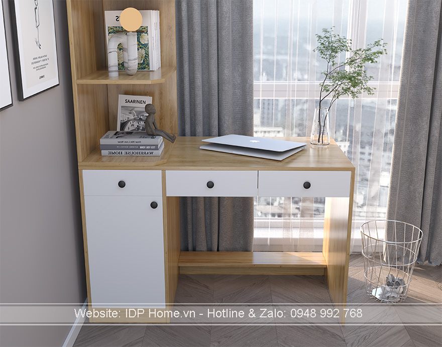 Bàn làm việc hiện đại cao cấp BH6836 9 Ban lam viec kieu hien dai BV6816