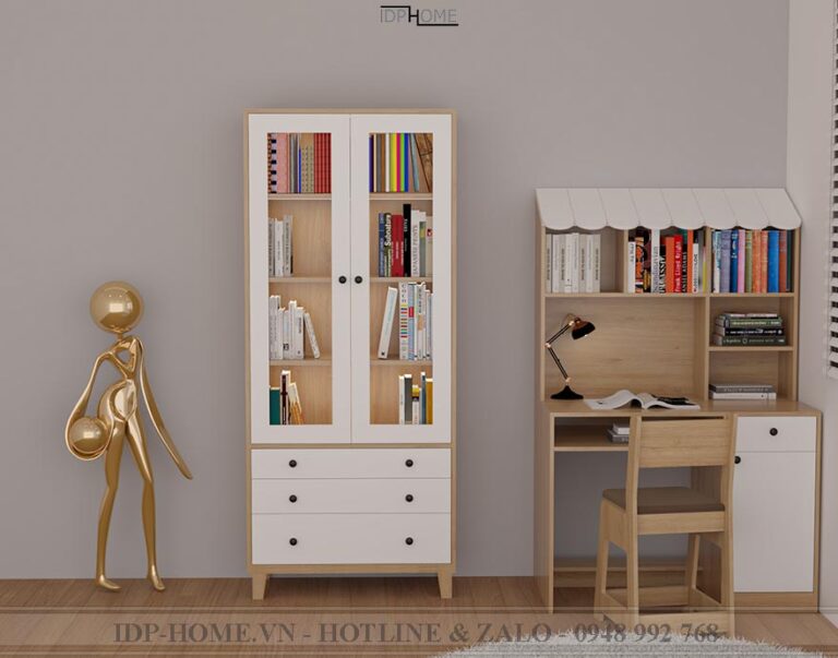 Mẫu kệ sách đẹp TS6811