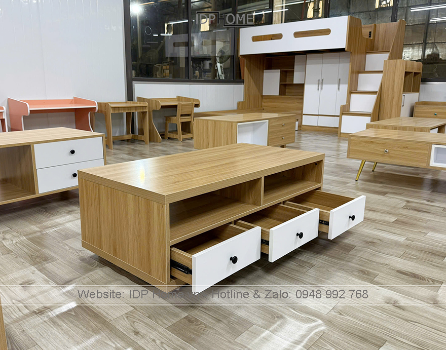 Bàn trà sofa hiện đại BT6803 11 Ban tra go hien dai BT6803