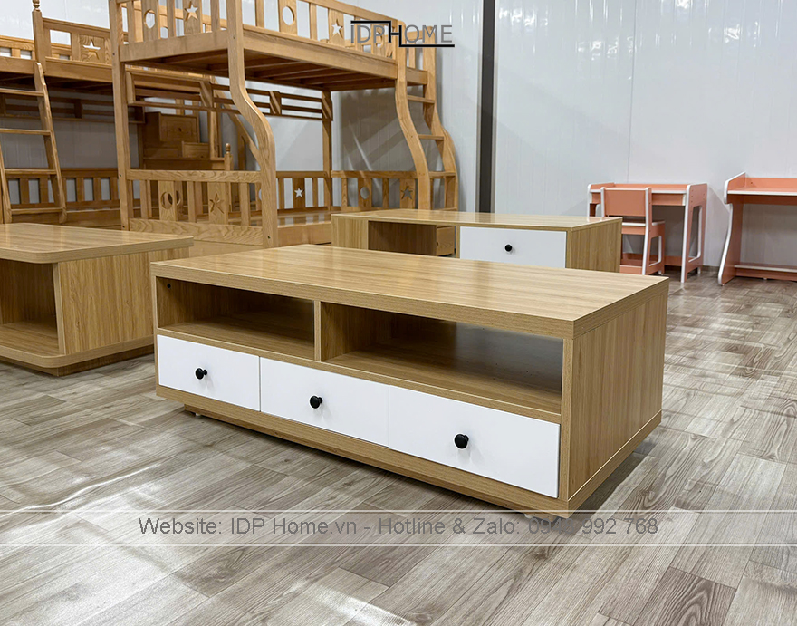 Bàn trà sofa hiện đại BT6803 10 Mau ban tra go hien dai BT6803