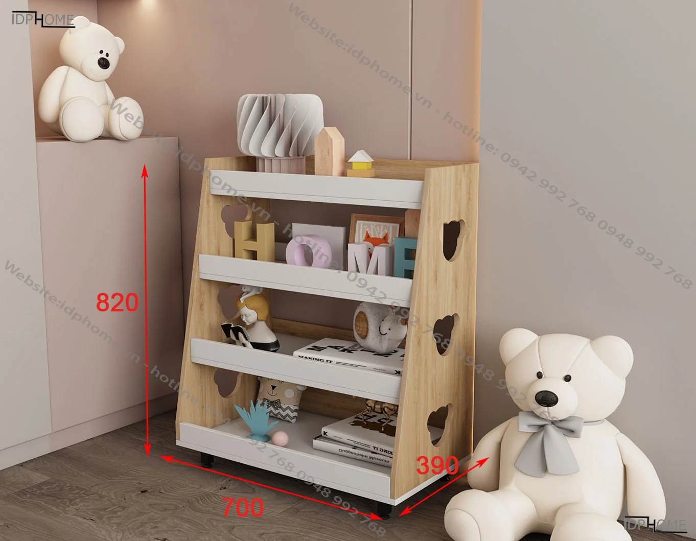 Kệ để đồ chơi, sách vở cho bé SP6803 7 Kệ để đồ chơi, sách vở cho bé SP6814