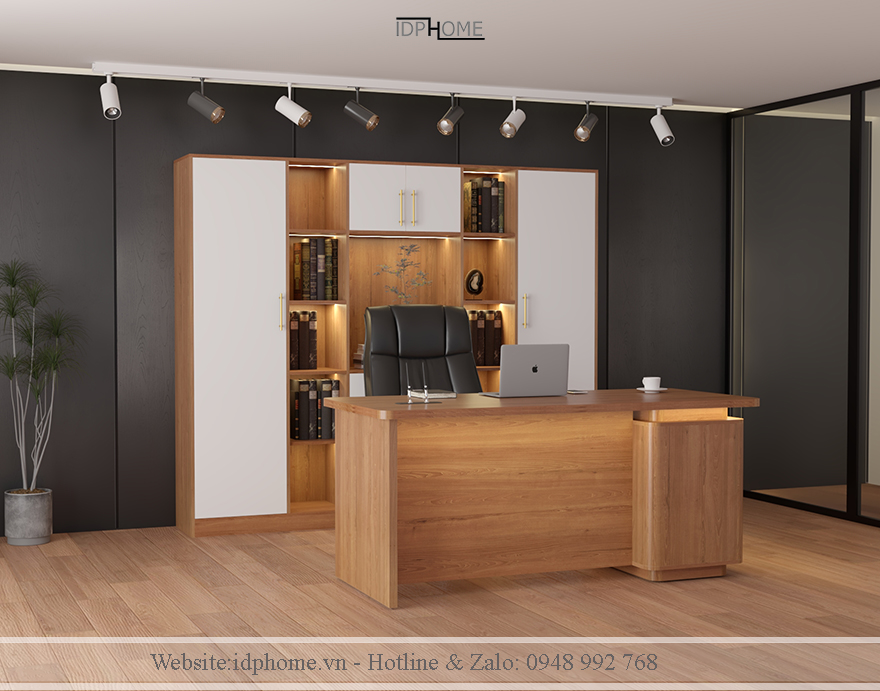 Ban lam viec giam doc bang go DT6807.2