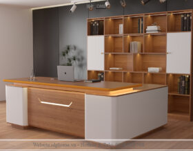 Bàn làm việc giám đốc hiện đại DT6805