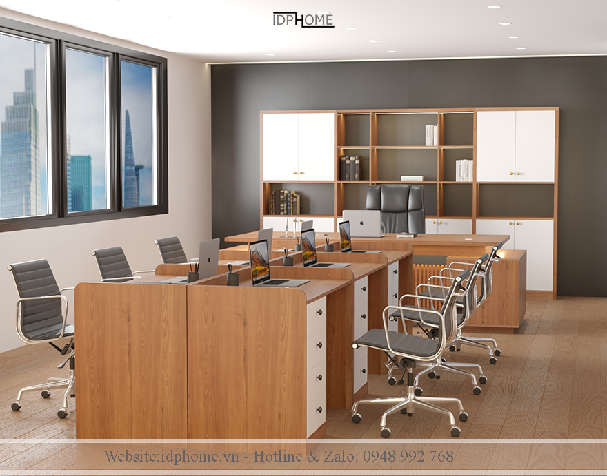 Ban lam viec go don gian BV6803.3