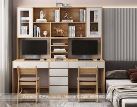Bàn học đôi đẹp BH6802