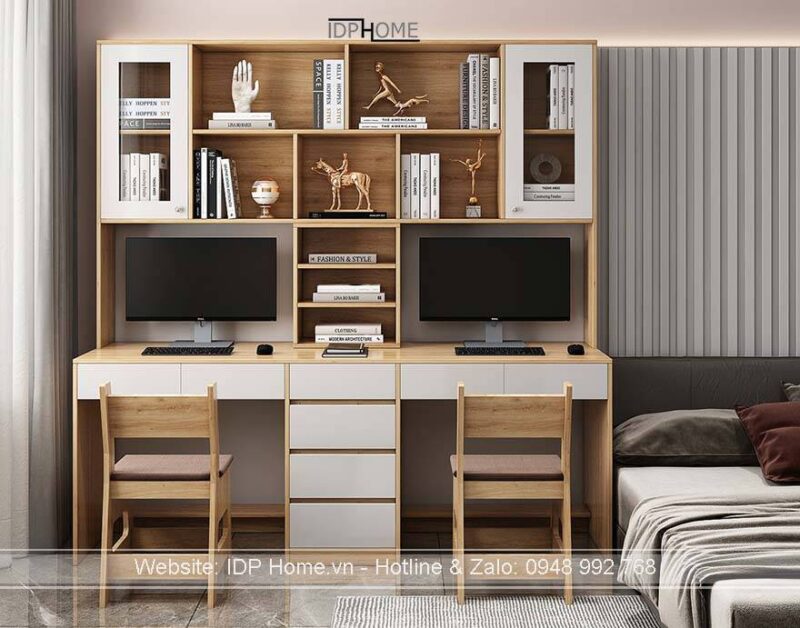 Bàn học đôi đẹp BH6802