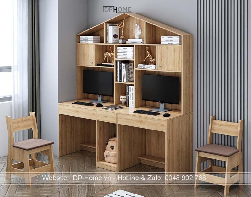 Mẫu bàn học sinh đôi đẹp BH6804