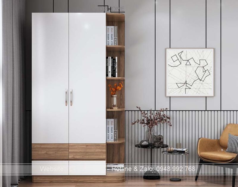 Tủ quần áo trẻ em bằng gỗ MDF TA6803