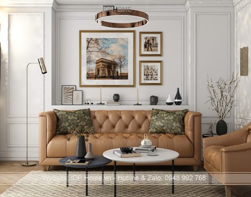 Ban ghe sofa phong khach nho SB6823