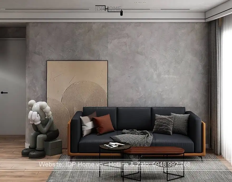 Bộ sofa phòng khách nhỏ SB6819 10 Bo sofa nho phong khach SB6819