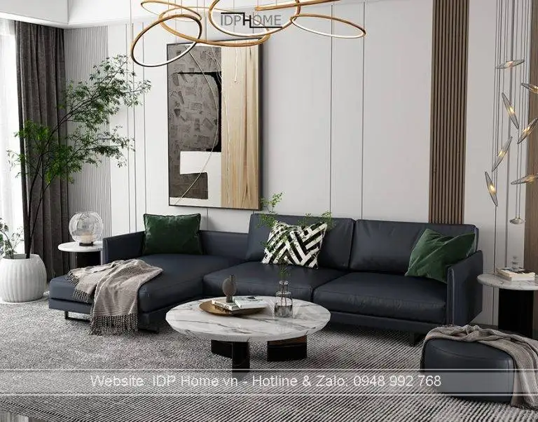 Ghe sofa phong khach sang trong SB6811