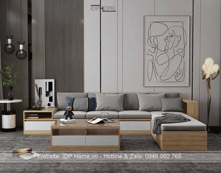 Bàn ghế sofa gỗ công nghiệp SB6803 1 Mau ban ghe sofa go cong nghiep SB6803