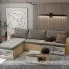 Mau sofa go cong nghiep hien dai SB6801