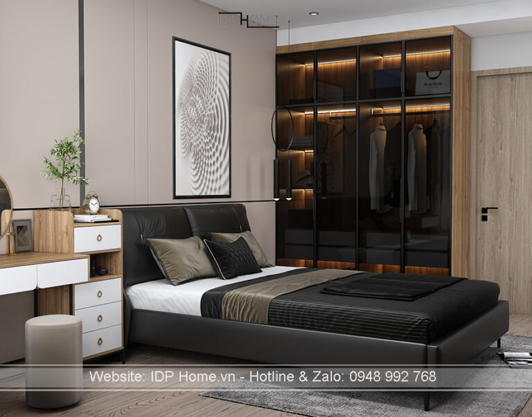 Mau thiet ke phong ngu hien dai PN6805