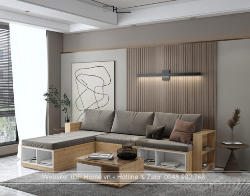 Sofa go cong nghiep dep hien dai SB6801