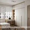 Thiet ke phong ngu 2 be trai PB6814