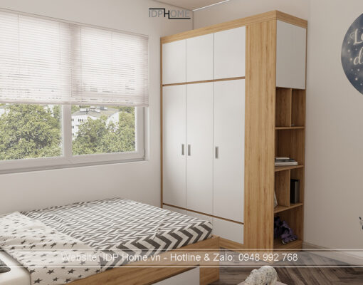 Thiet ke phong ngu dep cho be trai PB6819