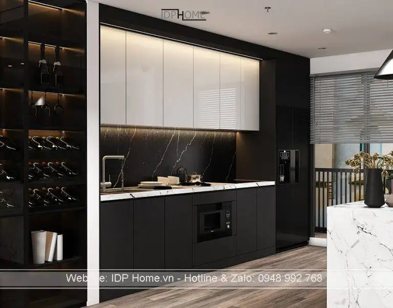 Tủ bếp chữ i TB6807