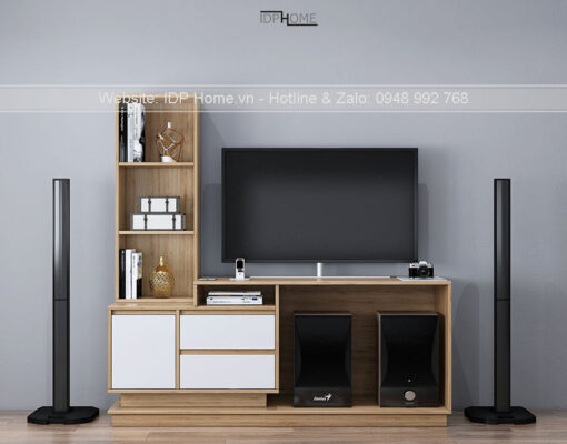 Tu de tivi phong khach bang go KT6802