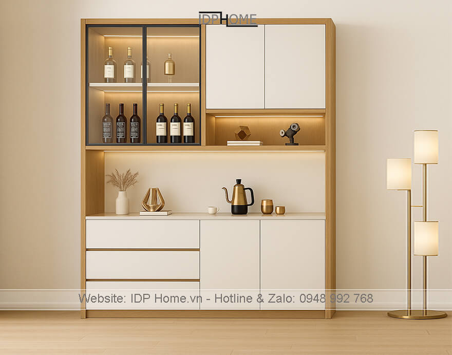 Tủ gỗ nhà bếp BD6813 7 Tu dung do trong nha bep BD6813 1