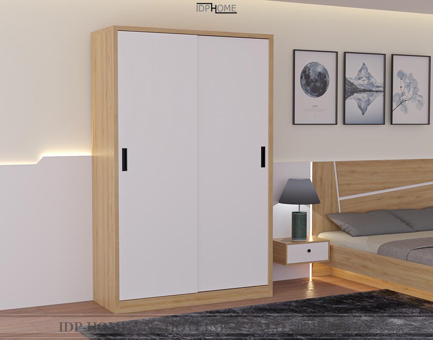 Tủ quần áo 2 cánh lùa TA6823
