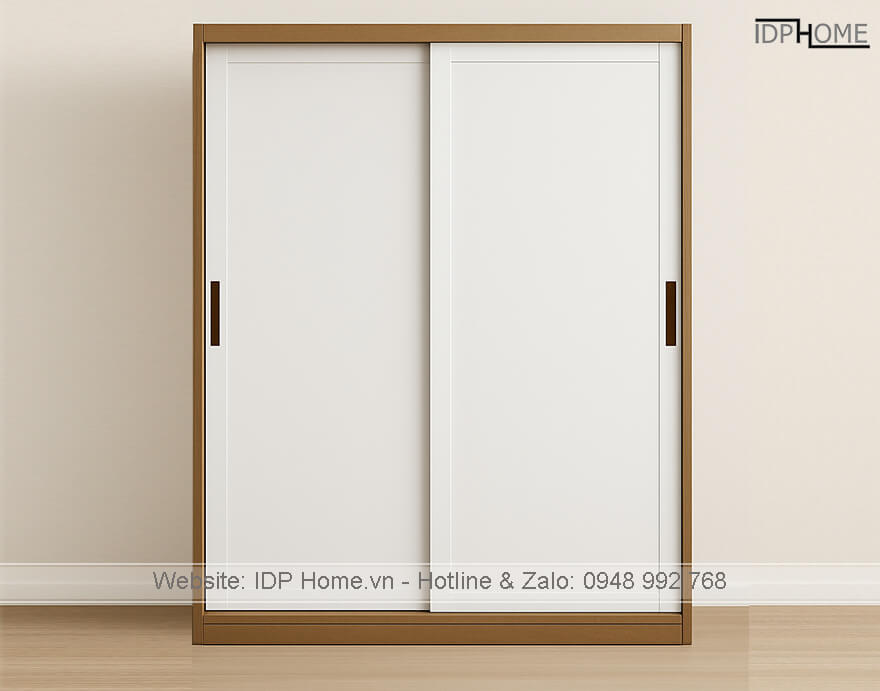 Tủ quần áo cửa lùa 2 cánh TA6823 7 Tu quan ao 2 canh lua TA6823