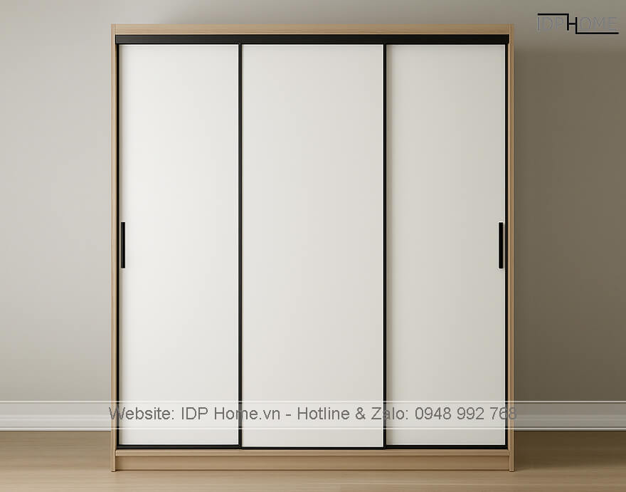 Tủ quần áo cửa lùa 3 cánh TA6822 7 Tu quan ao cua lua 3 canh TA6822 1