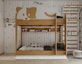 Giường tầng cho bé trai và gái GT6825