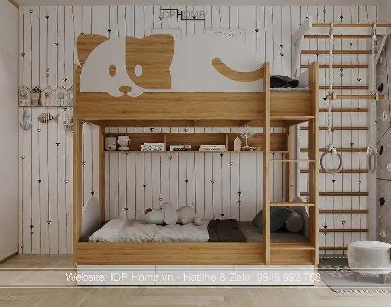 Giường tầng cho bé trai và gái GT6825