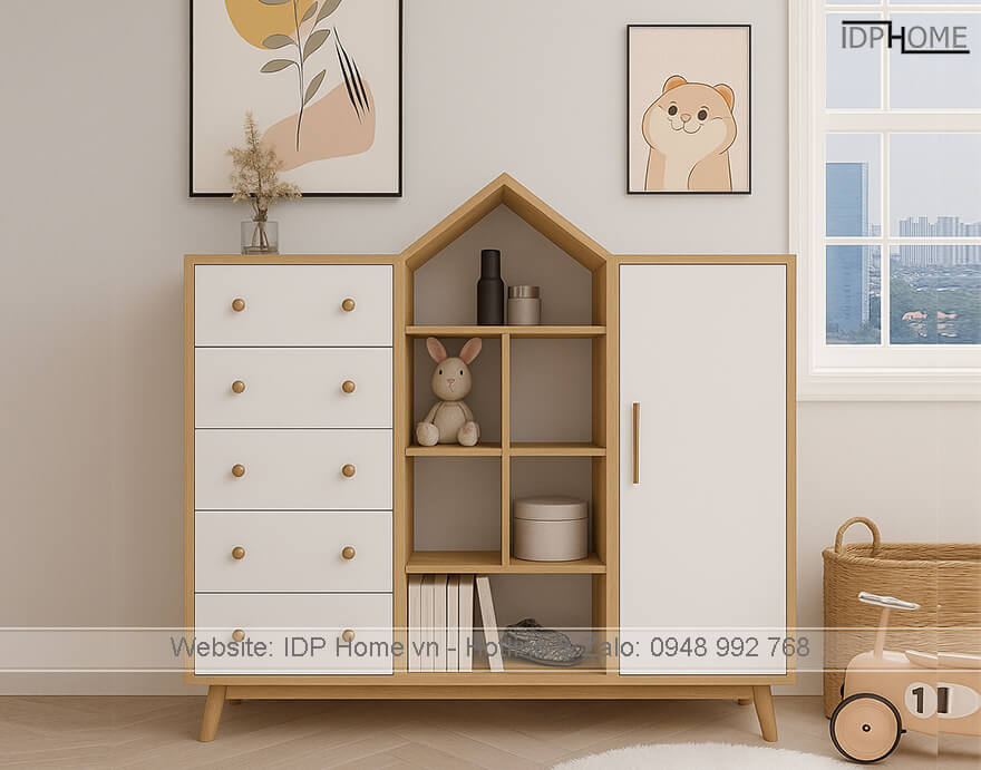 Tủ quần áo thấp TA6829 9 Tu quan ao thap dep TA6829