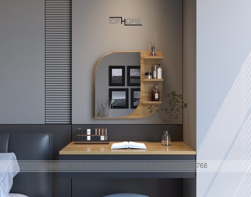 Guong trang diem treo tuong guong decor dep SP6812