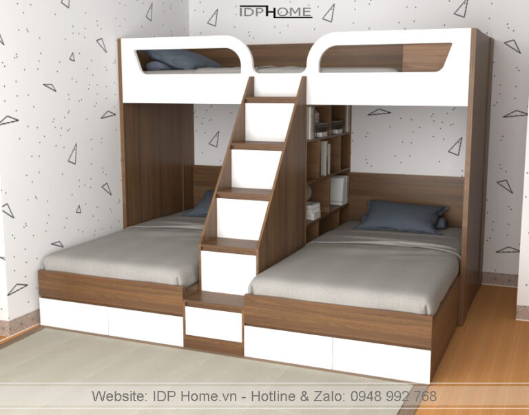 Giường 3 tầng đa năng cho người lớn và trẻ em GT6836