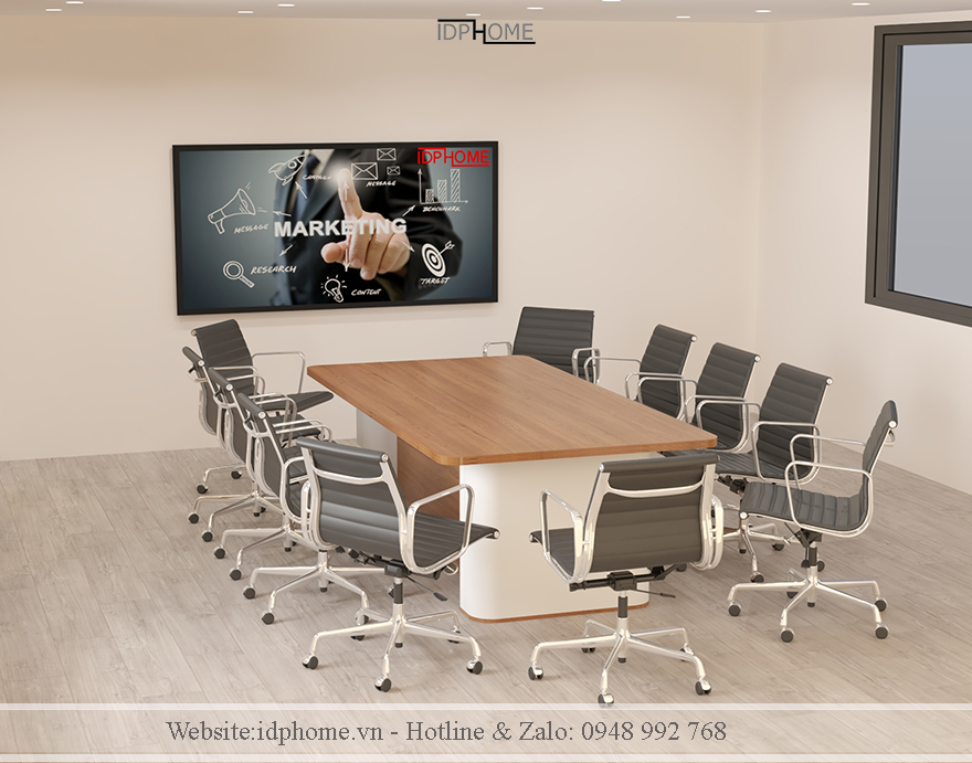 bàn họp gỗ công nghiệp