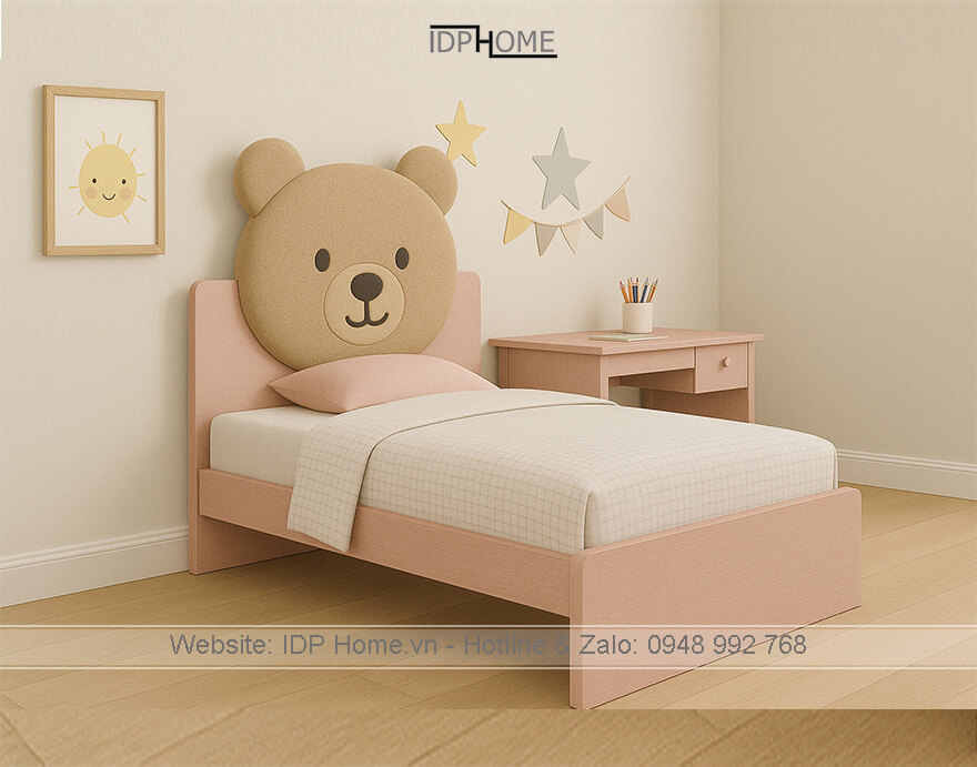 Giường em bé GD6831 10 Giuong be gai GD6831