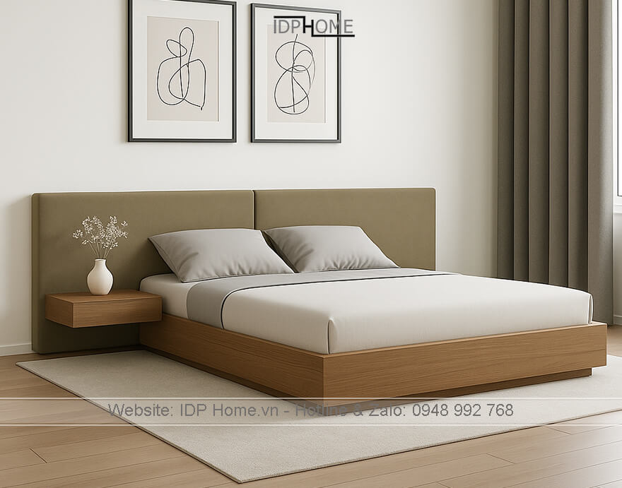 Giường gỗ hiện đại GD6835 10 Giuong go hien dai GD6835