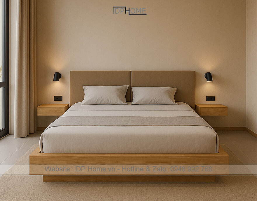Giường hộp gỗ GD6834 7 Giuong hop go GD6834