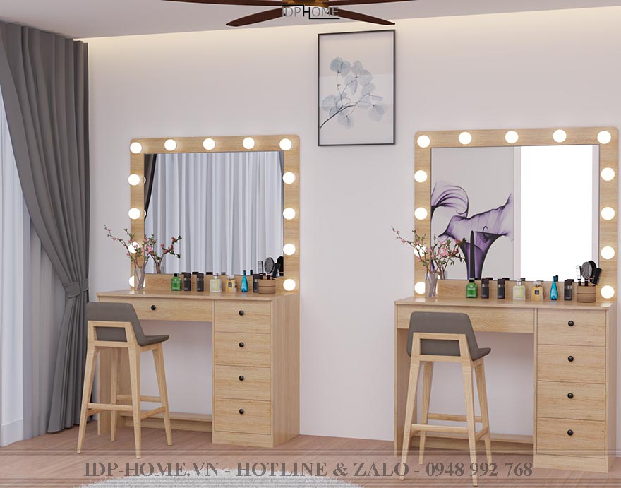 Bàn trang điểm makeup BP6815 là “trợ thủ đắc lực” giúp nâng tầm đẳng cấp cho các studio