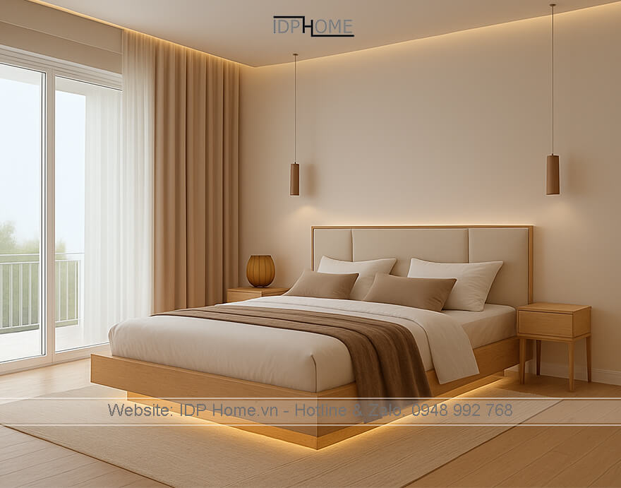 Giường ngủ gỗ đẹp GD6837 7 Giuong ngu go dep sang trong GD6837