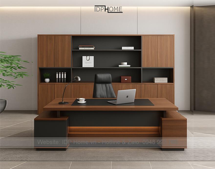 Tủ hồ sơ gỗ TL6807 9 Tu dung ho so van phong bang go TL6807